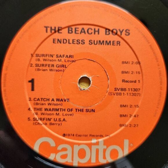 Beach boys endless Summer Capitol records vinyl vintage 60s folk pop rock - Picture 7 of 10